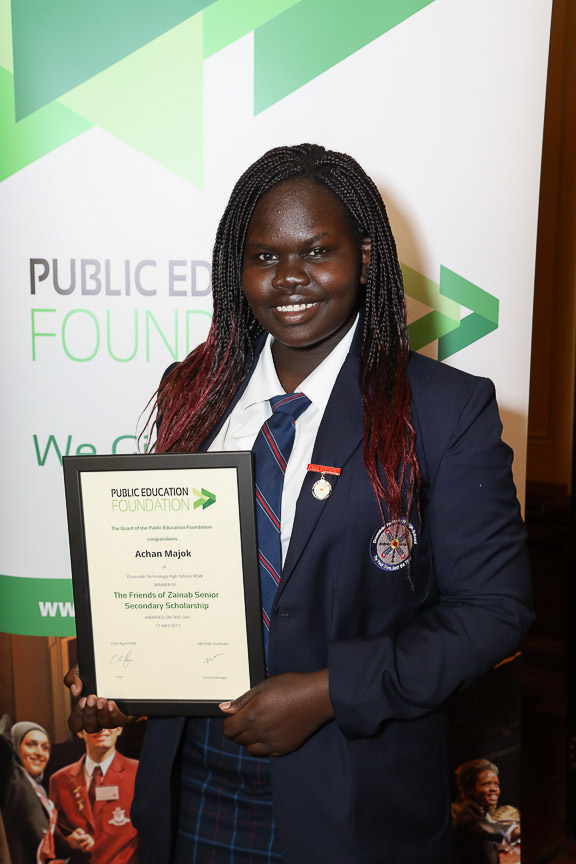 PEF Scholarship winner Achan Majok