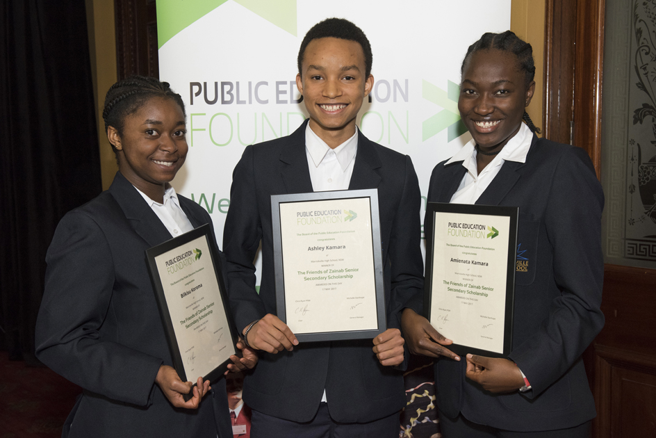 PEF Scholarship winners
